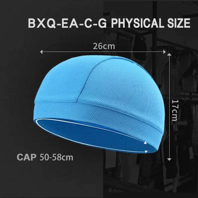 

Unisex Skull Cap Motorcycle Helmet Inner Cap Cool Quick Dry Breathable Hat Racing Cap One Size Men Cycling Hat Cap