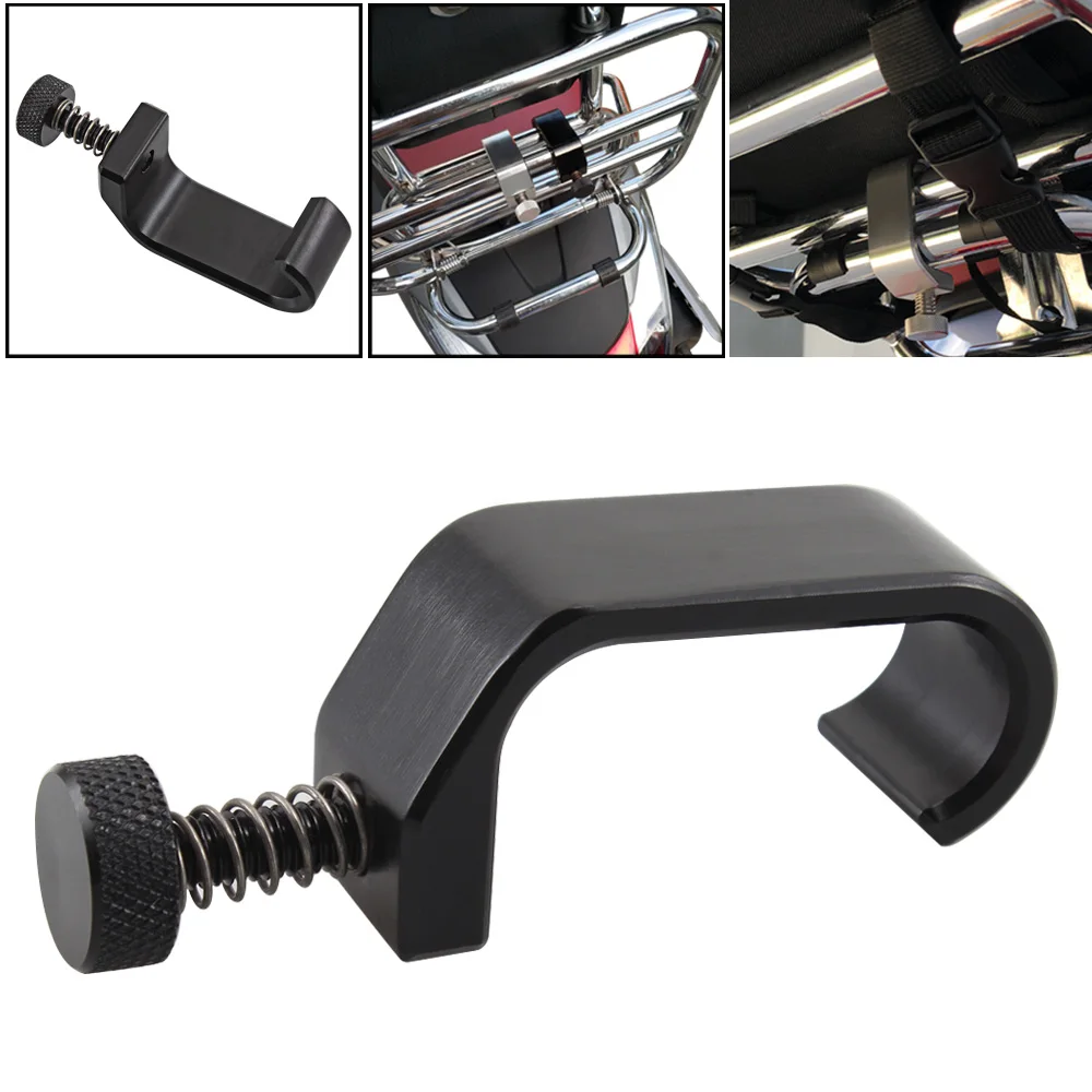 

Black Motorcycle Bag Frame Hook Crotchet Grips Adjustment Vespa For Vespa GTS LX LXV Sprint Primavera 50 125 250 300 GTS
