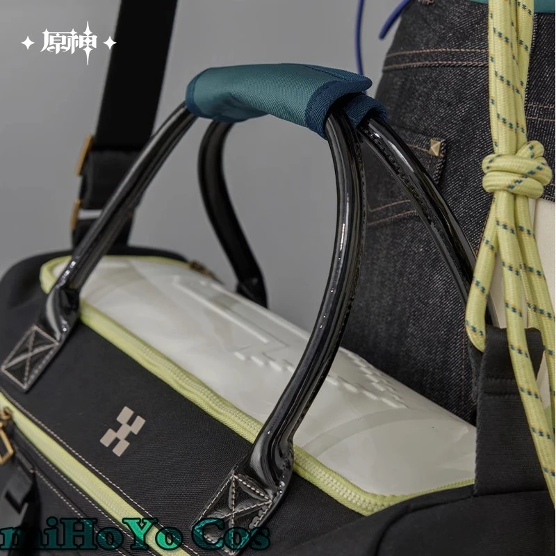 [Autentico] Gioco Genshin Impact Kinich Serie di impronte a tema Borsa da viaggio sportiva Borsa impermeabile di grande capacità per cartoni animati Cosplay