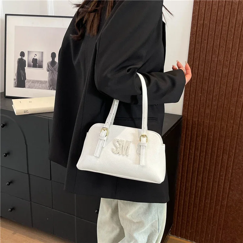

Stylish Leather Tote Bags For Women Luxury Brand Crossbody Shoulder Handbag Elegant Ladies Messenger Office Purse