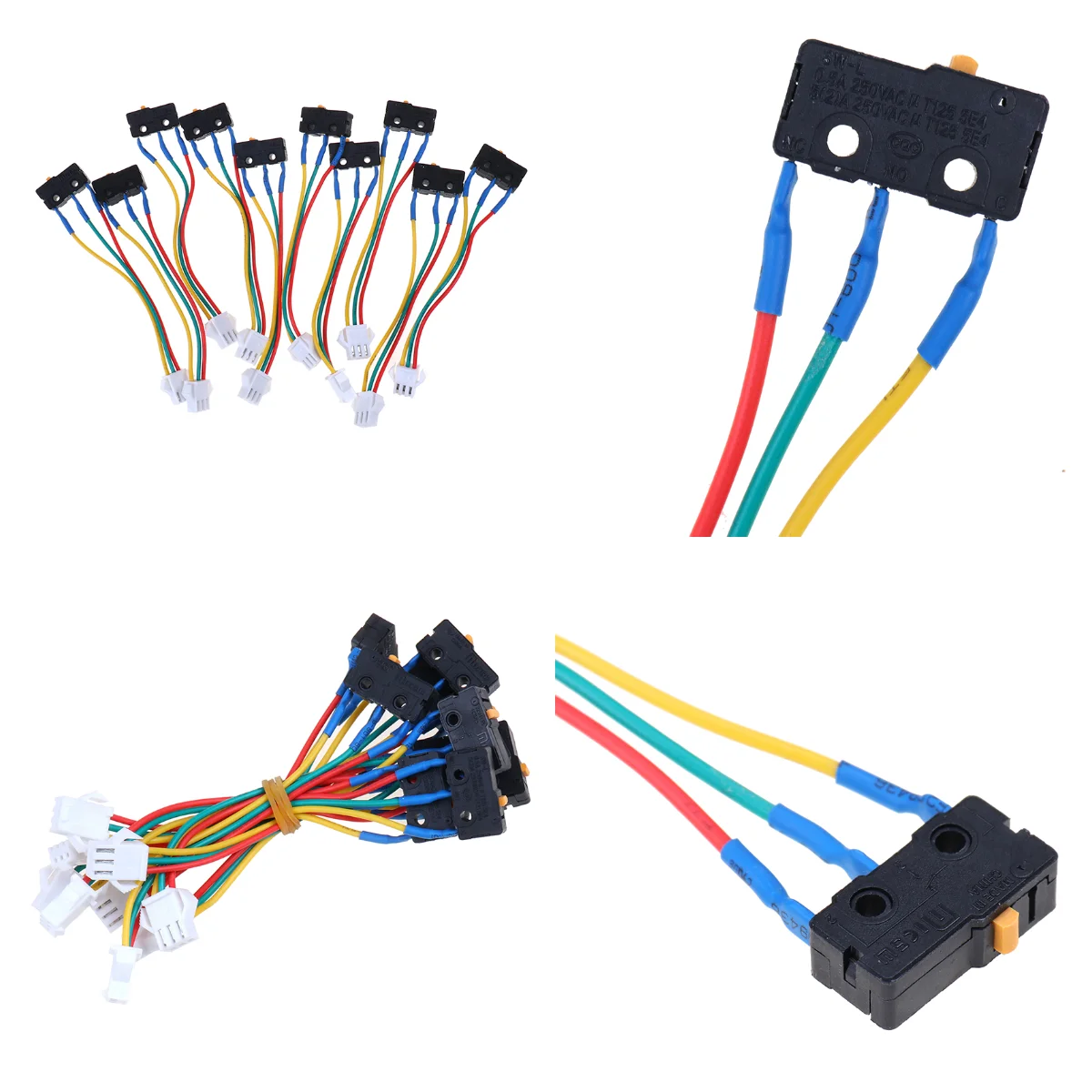 10pcs Gas Water Heater Micro Switch Three Wires Small On-off Control Without Splinter Switches Kitchen Stove Electrical Parts