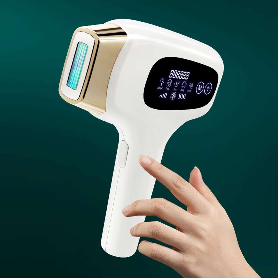 IPL Hair Removal Laser Device  Flashes Auto Manual Dual Mode for Women Facial Bikini Hair Laser Home Protect eyes beautify set