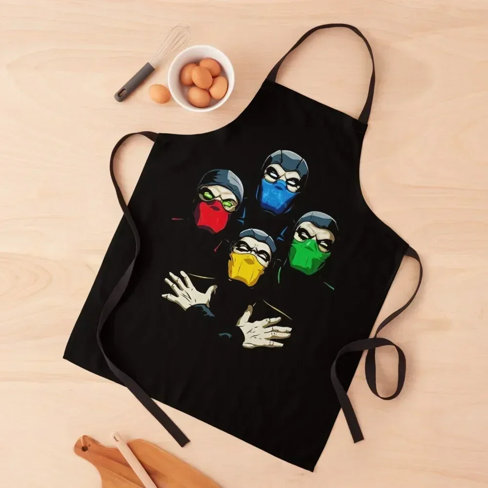 

Sub Zero & Scorpion Apron Home Cleaning For Girl For Cooking Funny Apron