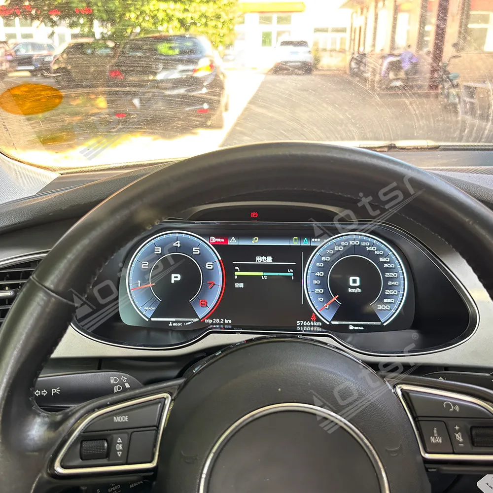 

12.3 Inch Digital Cluster Odometer Screen For Audi A4 2013-2016 LCD Instrument Panel Virtual Cockpit Speed Meter Car Dashboard