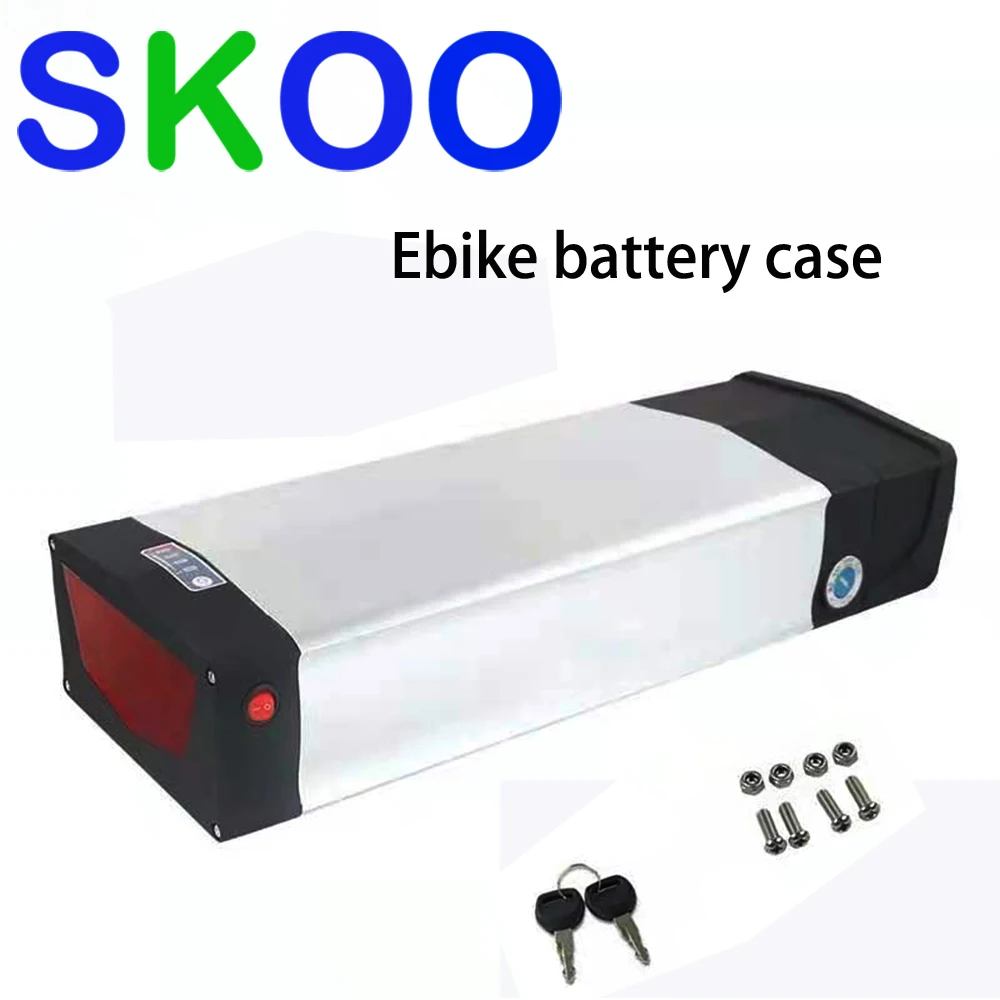 

36V48V52V Empty Battery Box Ebike Battery Case 117Pcs Rear Rack High Capacity Electric Bicycle Battery Case Lithium Battery Box