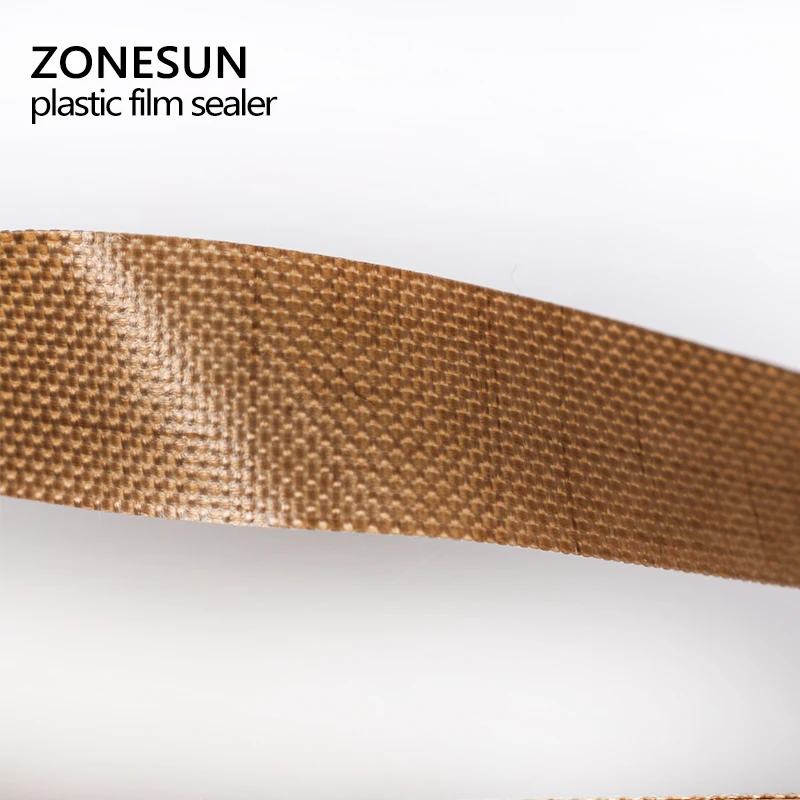 ZONESUN ل ختم آلة 50 قطعة/الوحدة 750*15 مللي متر حزام ل FR-900 /SF-150 الفرقة السدادة/كيس من البلاستيك/البلاستيك فيلم السدادة