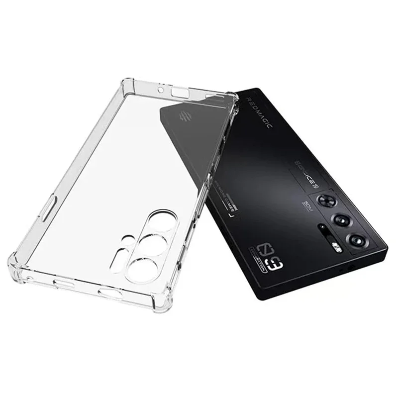 TPU 透明電話ケース ZTE ヌビアレッドマジック 10 エア 10 プロ 9S 9 プロ保護カバー耐衝撃 Fundas Capa