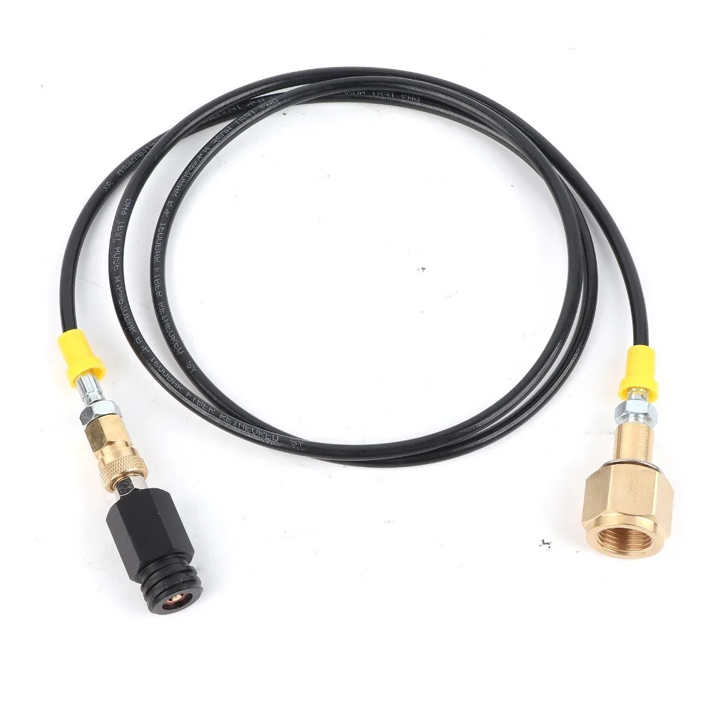 1.5m Length CO2 Tank Adapter G1/2-14 Thread CGA320 Connection CO2 Hose Kit Accessory Set Threaded Fitting for TR21-4 to CGA320