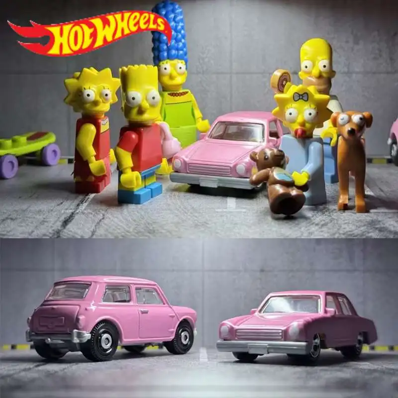 

Simpsons 1/64 Mainline Series 2026 E Case Genuine Hot Wheels Pagani Audi Mazda Dodge Collectible Car Toy Diecast Vehicle Model