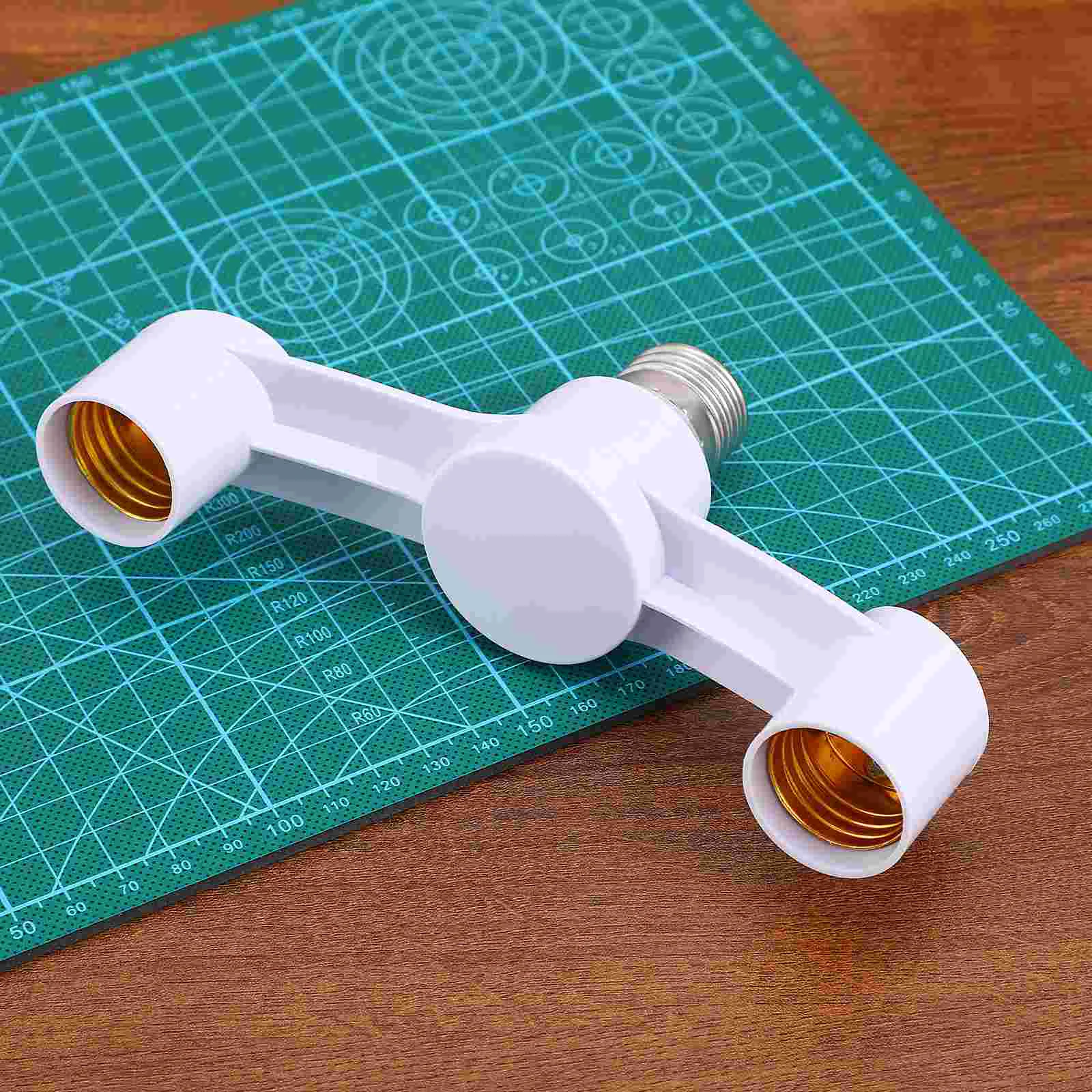 Convert Lamp Head Light Socket Bulb Adapter E27 Holder Pbt Splitter for LED Bulbs