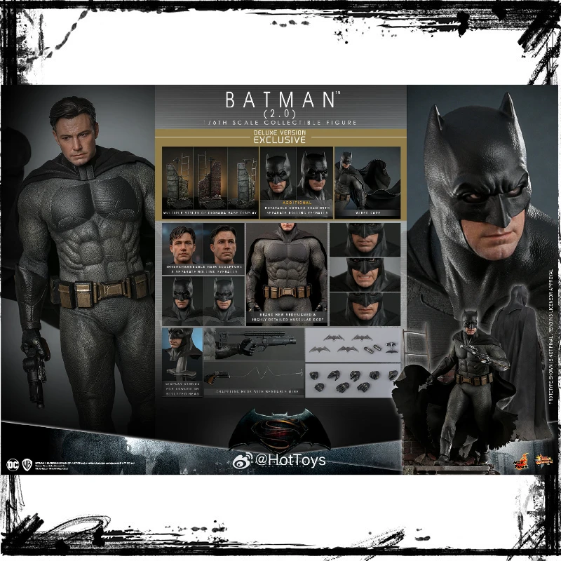 

In Stock Hottoys MMS731 MMS732 Batman 2.0 1/6 Soldier Doll Action Figure Toy Gift Model Collection Hobbies