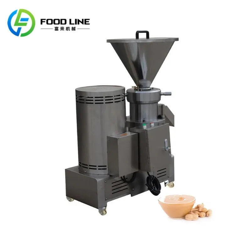Customized 304 Stainless Steel Automatic Colloid Mill New Type Cocoa Bean Grinding Melanger Machine For Chocolate Refining
