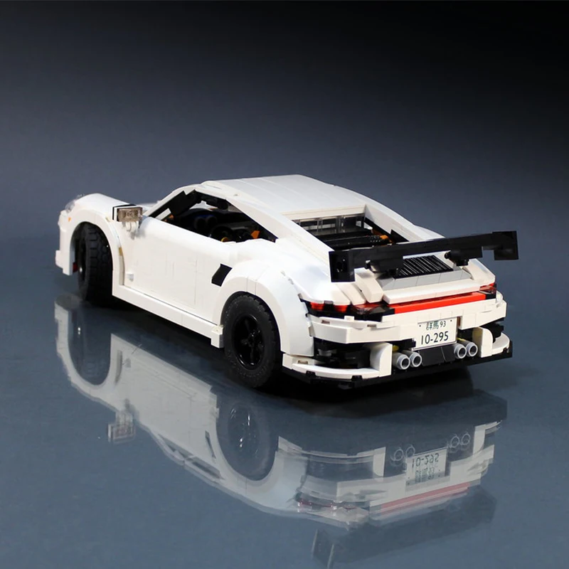 1254pcs New MOC-75782 White Super Sports Car Compatible 10295 Blocks Bricks Educational Puzzle Toys Birthday Gifts