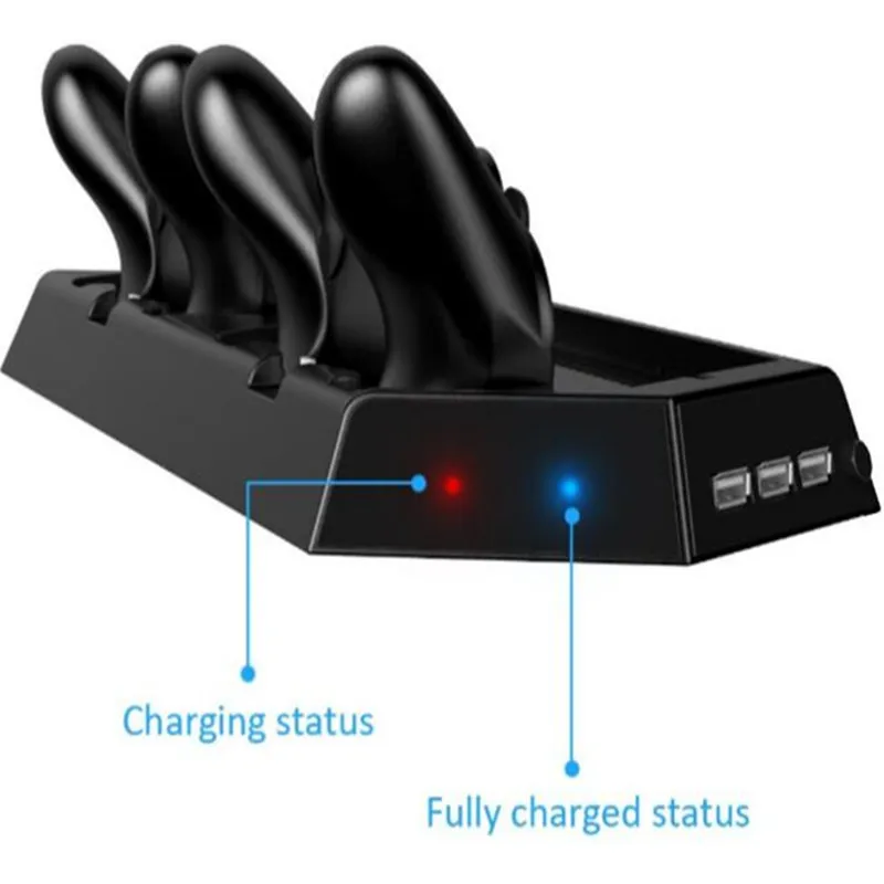 Soporte Vertical para ventilador de refrigeración PS4 Pro V2, Base de estación de carga del controlador para consola Playstation 4 Pro, cargador, soporte para enfriador