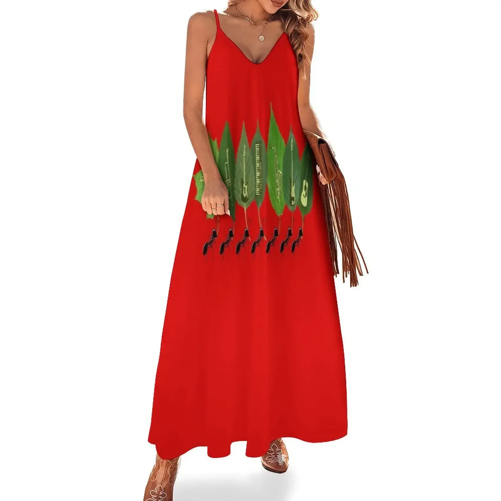 Ants Marching Sleeveless Dress womens dress women's summer dress 2024 Clothing dresses for woman 2024