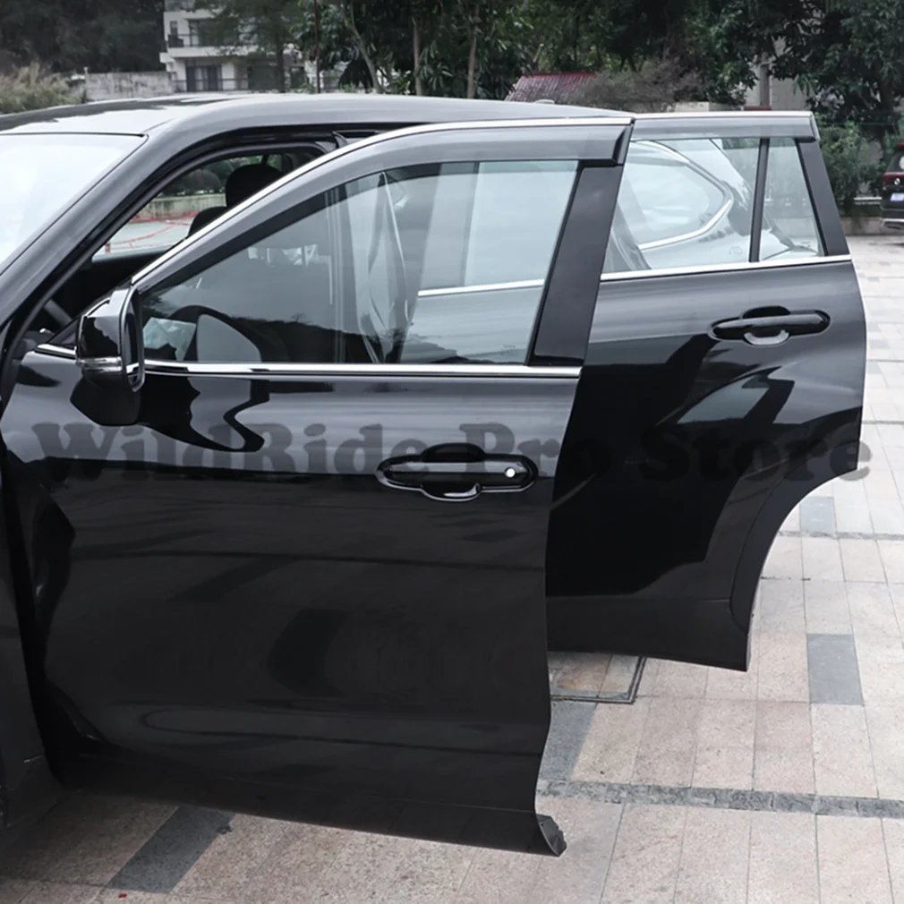 1 مجموعة دونغفنغ SERES LANDIAN E5 2023 الجانب الباب تنفيس منحرف نافذة السيارة الشمس قناع الزجاج الأمامي درع