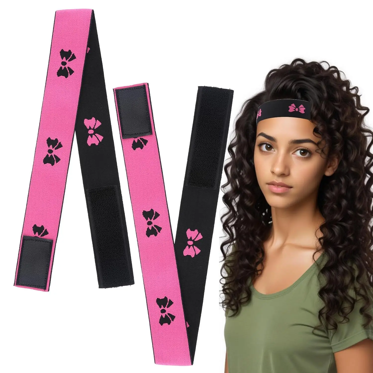 

1 шт. эластичные ленты для парика, кружевная лента для плавления галстука-бабочки, обертывание по краям для укладки краев (2 шт. в упаковке)