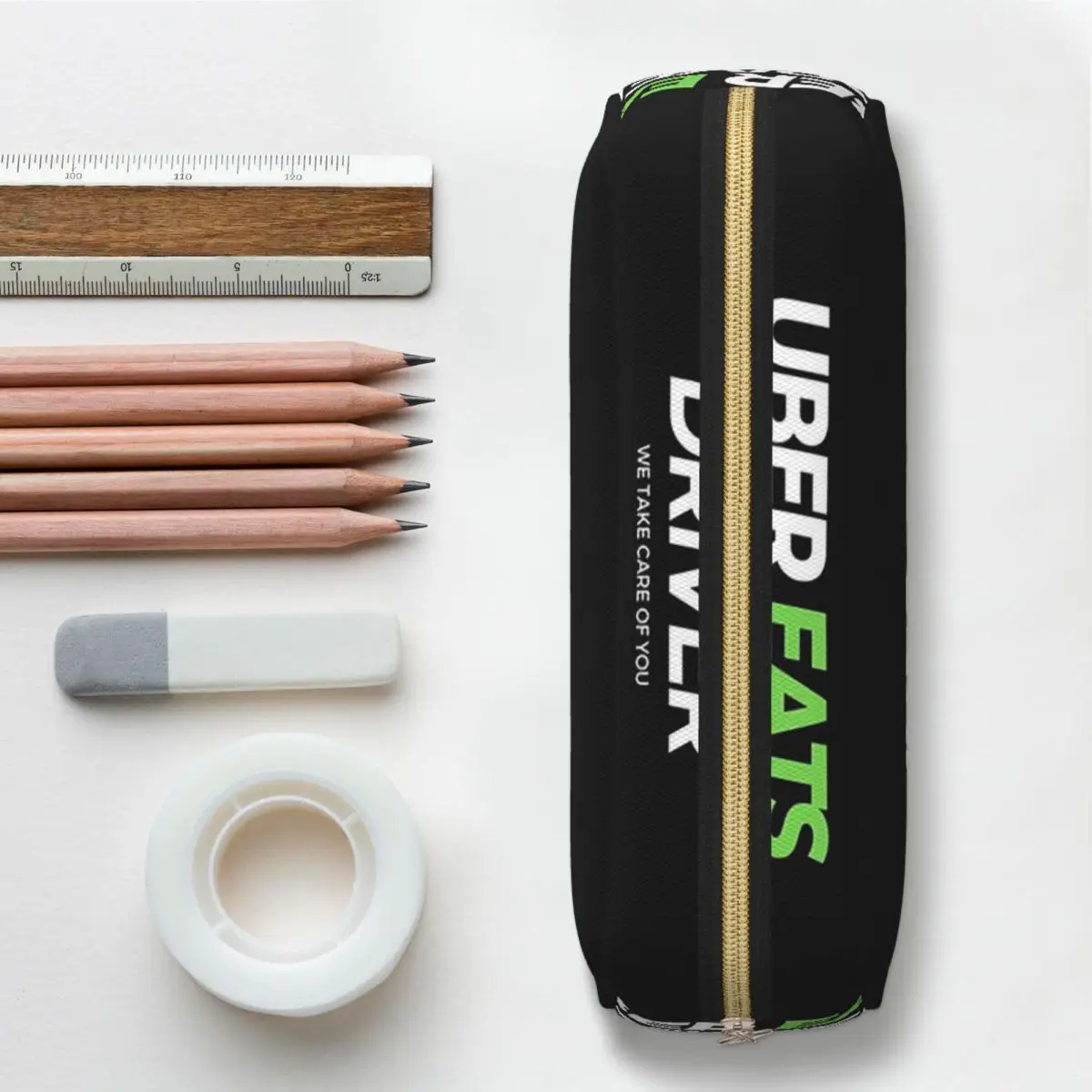 

Пеналы для школьников с логотипом Uber Eats, пеналы для доставки еды, большая сумка для ручек, пенал-косметичка, держатель для ручек