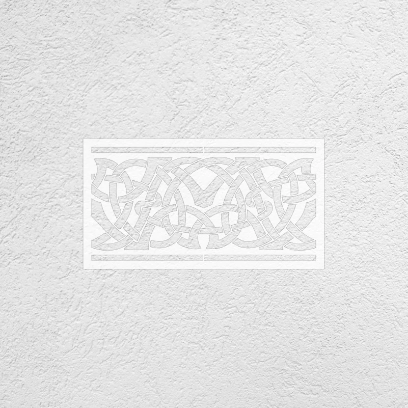 40cm - 80cm Stencil Painting Stencils For Walls Diy Wall Art Botanical Geometric Moroccan Damask Border Celtic Divider S407
