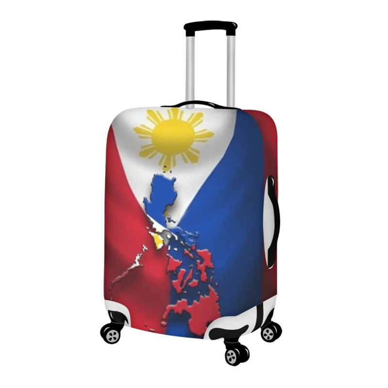 Philippine Flag Protector para Homens e Mulheres, Capa De Bagagem, Capa De Mala, Acessório De Viagem, Elástico, Resistente Ao Desgaste, 18-32"