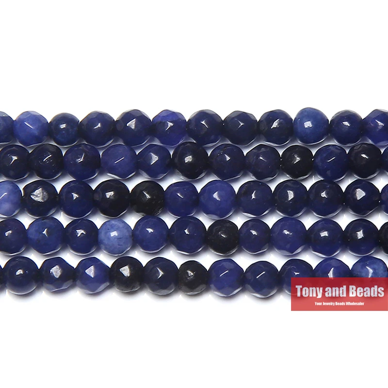 (85Pcs / Strand=1Lot ! ) Natural Stone 4MM Faceted Colorful Jade Loose Beads Pick Color For Jewelry Making