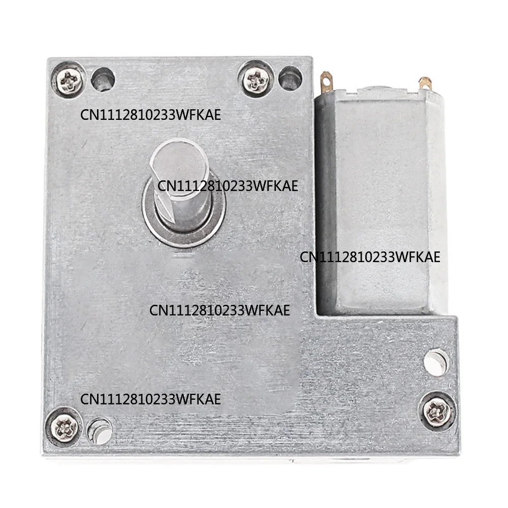 GF5560 180 DC 6V 12V Turbo Worm Gear Motor Square Gearbox Electric Micro Metal High Torque Gear Reduction Motor Reducer