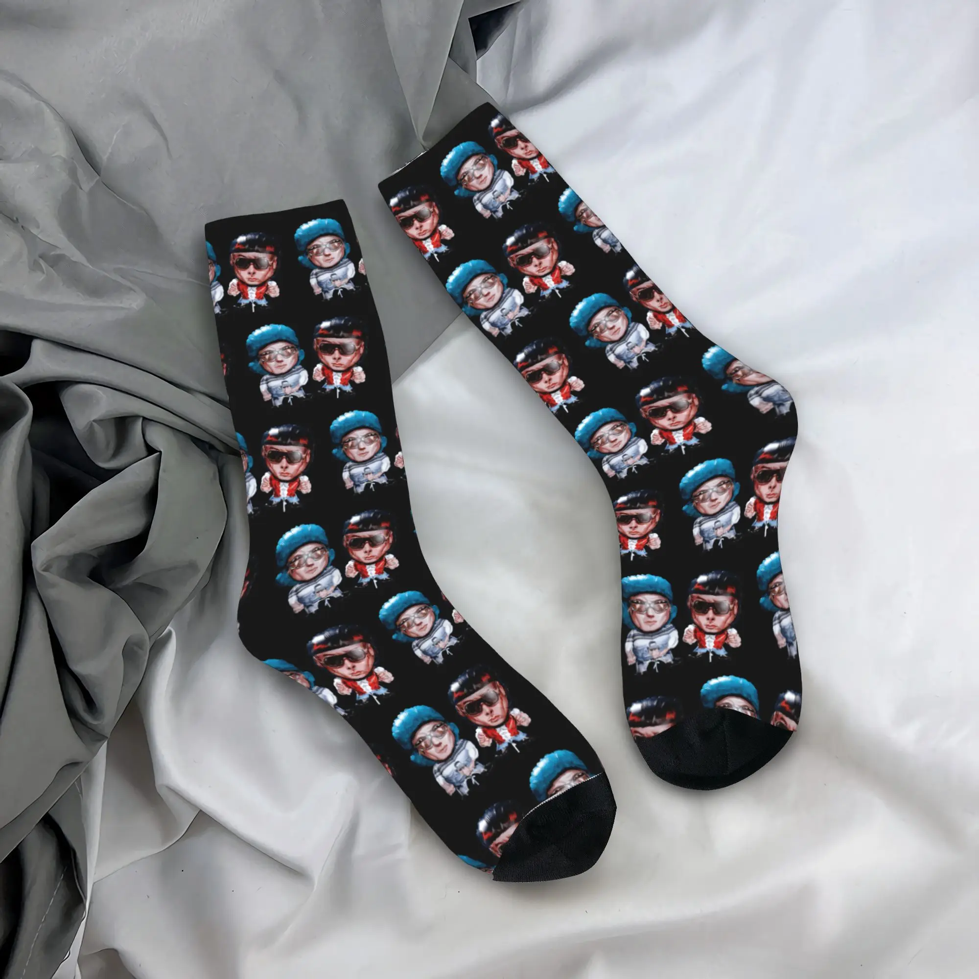 CA7RIEL & Paco Amoroso Papota Tour Calcetines Merch para hombres y mujeres Calcetines flexibles súper suaves Los mejores regalos