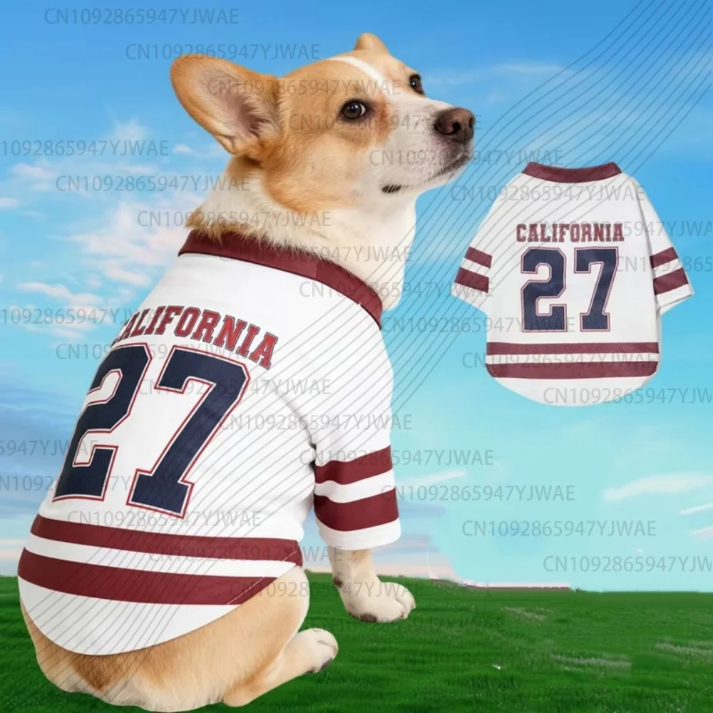 Argentina No.1 Mesh Dog Clothes Schnauzer Teddy Sport, Large Dog Jersey Basketball Clothing, Puppy T-Shirts, Pet Cat Shirts view 2