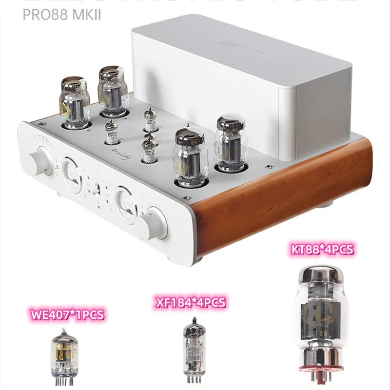 Melody PRO88 MKII 50W*2 Stereo Class AB Single Ended Balanced KT88 XF184 WE407 Vacuum Tube HIFI Home Music Aduio Amplifier