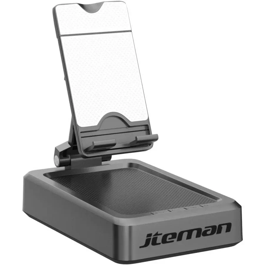 Jteman Bezprzewodowy Głośnik Bluetooth Stojak na Tablet Regulowany z Głośnikami Bluetooth Prezenty dla Kobiet Mężczyzn Gadżet Kuchenny dla Mężczyzn Co