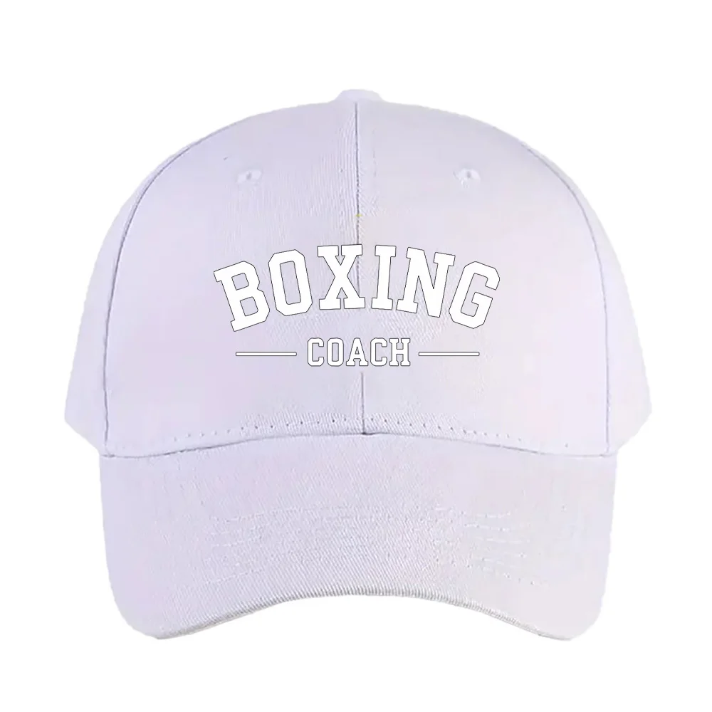 Boxing Coach Boxer Trainer Gift Bucket Summer Woman Man Adult Baseball Cap Adjustable with Curved Brim Trucker Cap