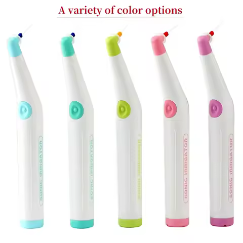 60 PCS Tips Dental Instrument Endo Cleaning Single Press Button Sonic Irrigator Dentistry Instrument For Endo Root Canal