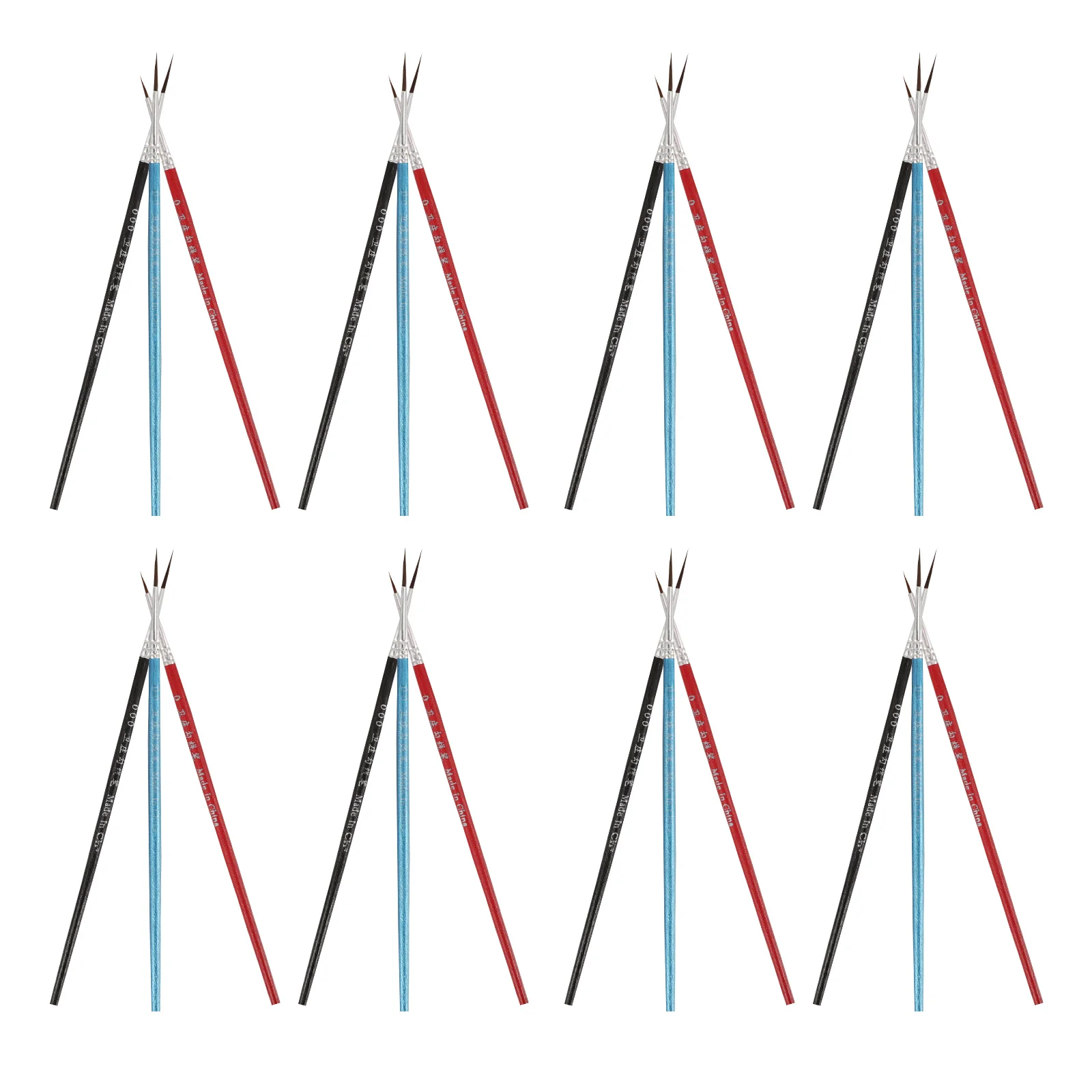 

30Pcs Oil Painting Brush Set Fine Detail Paint Brushes Thin Tips for Gouache Acrylic Watercolor Painting Artist Tool