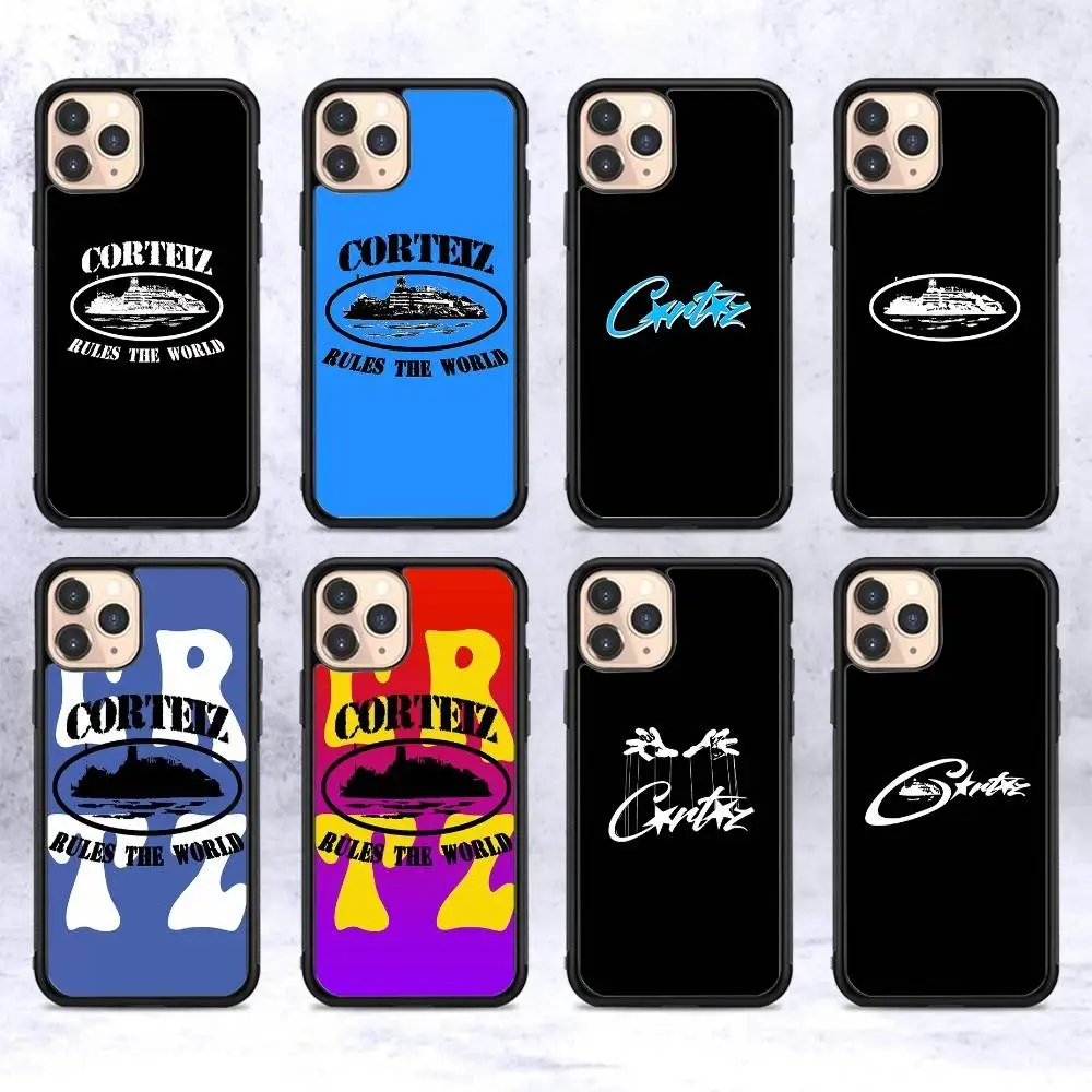 Funda para Teléfono The World-C-Corteizs para iPhone 17 16 15 14 13 12 11 Pro Max Mini Plus, Fundas Rígidas para Celulares