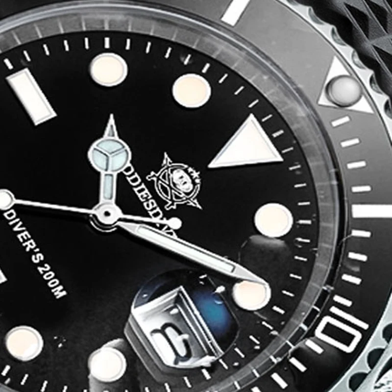 ADDIESDIVE Luxury Quartz Watch For Men 20 Bar Diving Watch BGW9 Super Luminous Ceramic Bezel Stainless Steel Business Wristwatch