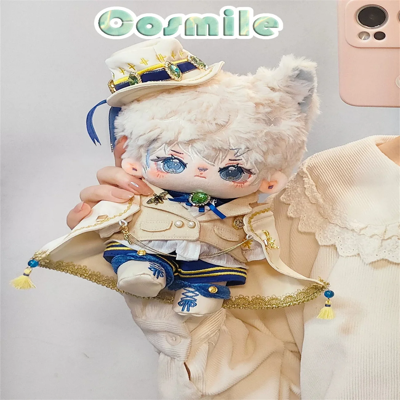 

Gentleman Snowy Prince Knight Uniform Costume CP Plushie Stuffed Plush 20cm Doll Doll's Clothes Dolls Accessories Xueyu DJ