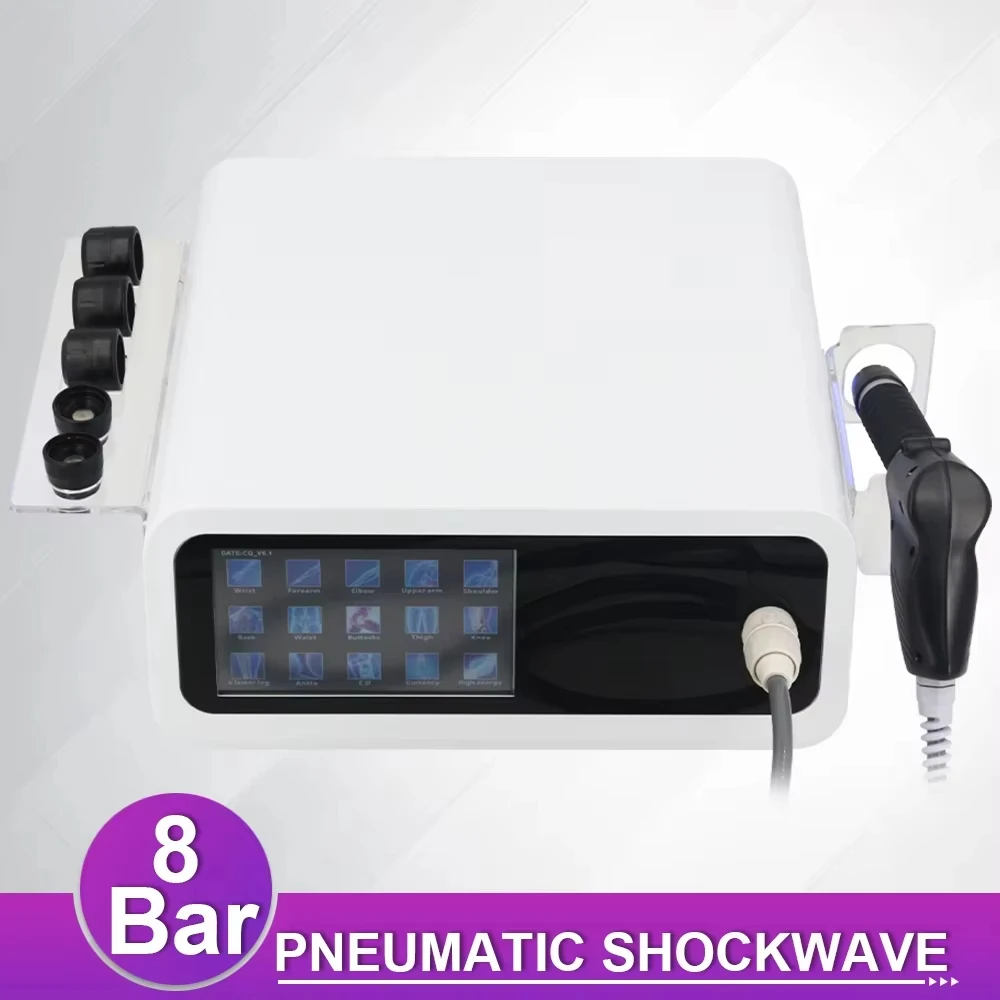 

Shockwave Machine 8Bar Relieve Pain For ED Treatment Professional Shock Wave Therapy Machine Body Relaxation Massager 2025 2Q