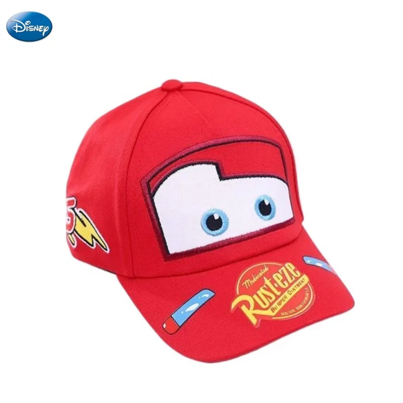 Lightning McQueen Disney children\'s spring and summer cool baseball cap car outdoor sun protection 1 casual sun hat versatile