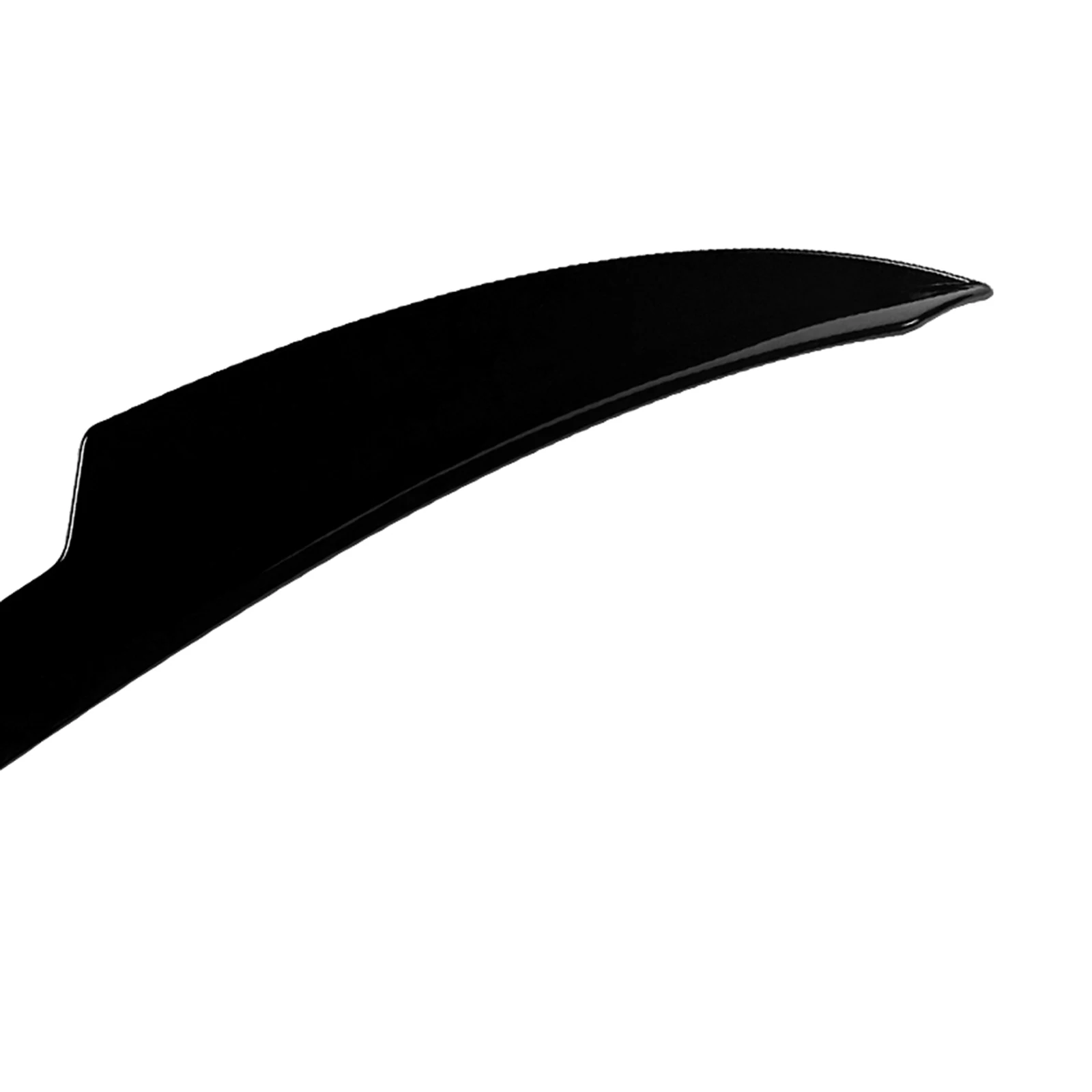 

For MINI Cooper R50 2001-2006 Rear Trunk Spoiler Lip Roof Wing Carbon Fiber Look/Gloss Black Tail Tailgate Upper Splitter Lip