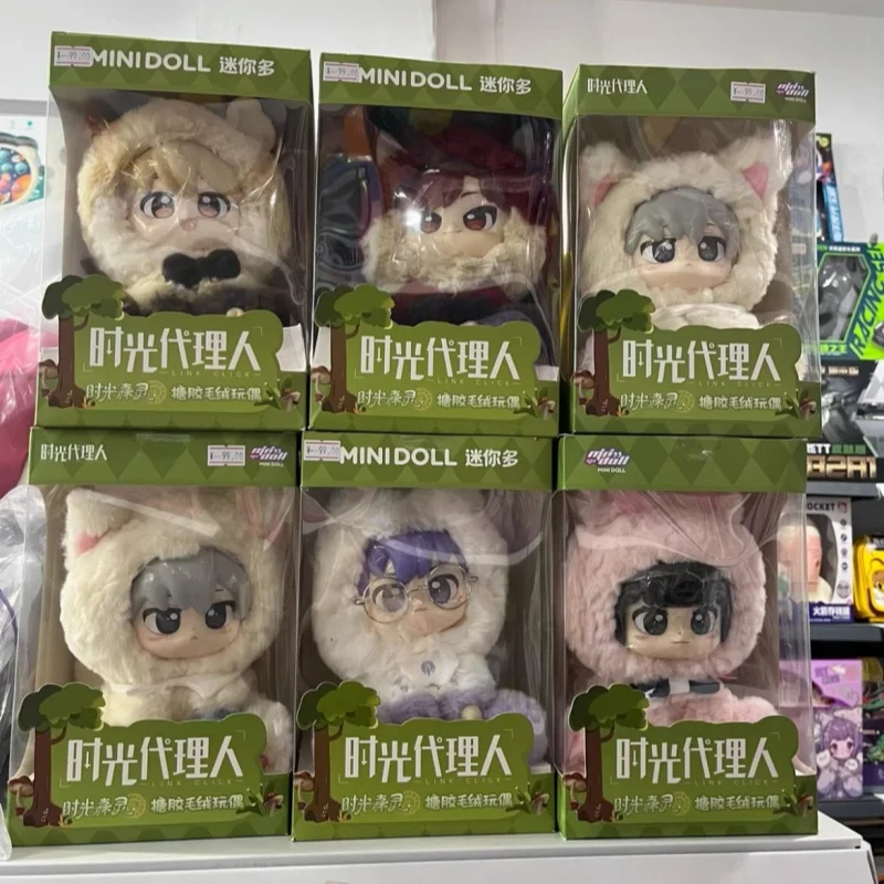 

В наличии: Мини-фигурка «Агент времени» из серии «Анимированный Лес времени», виниловая плюшевая кукла для декора дома и рабочего стола, модель-игрушка, подарок на день рождения