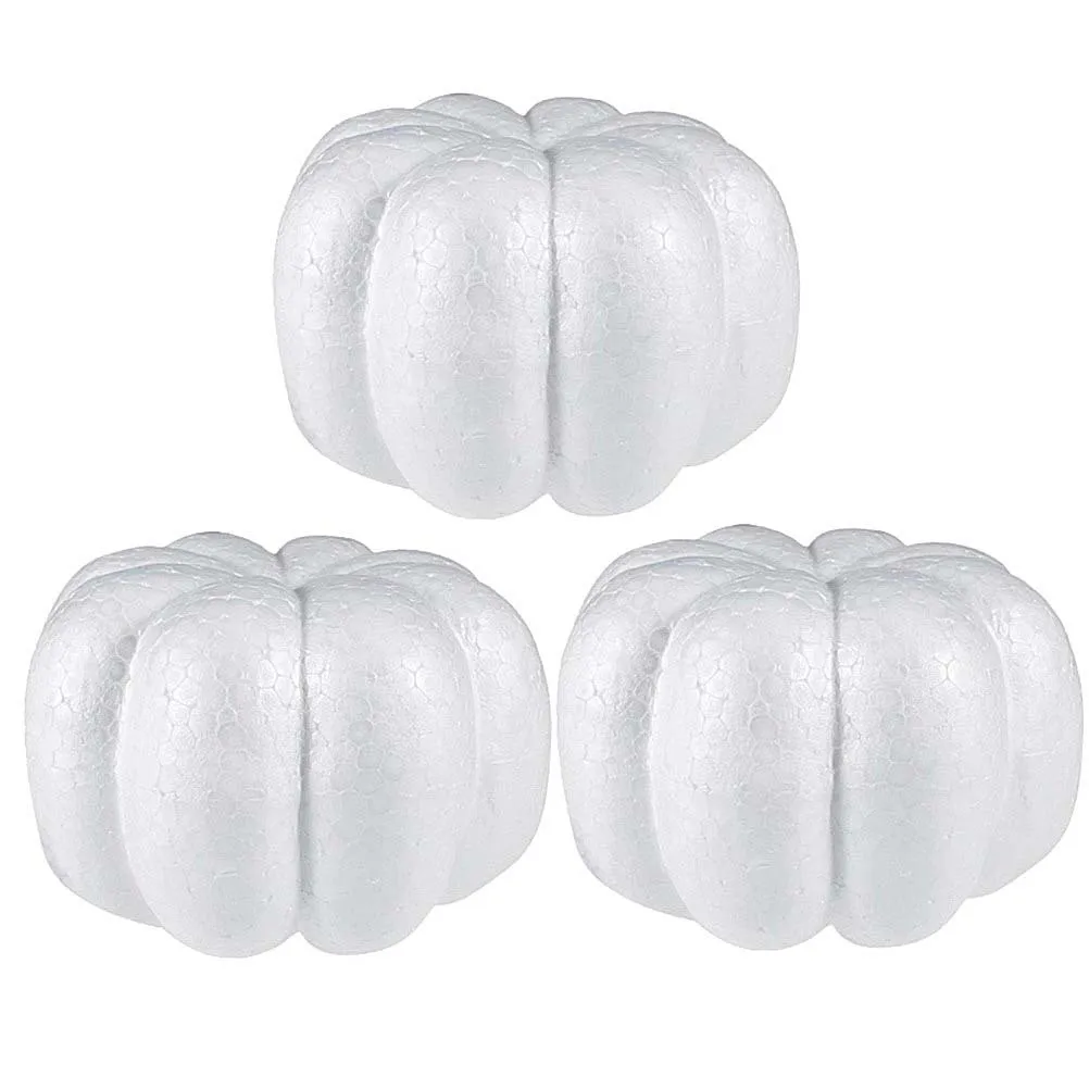 

1Set Simulation White Pumpkin Diameter 13cm Realistic Smooth Surface for Fall Autumn Thanksgiving Halloween DIY Craft Decoration