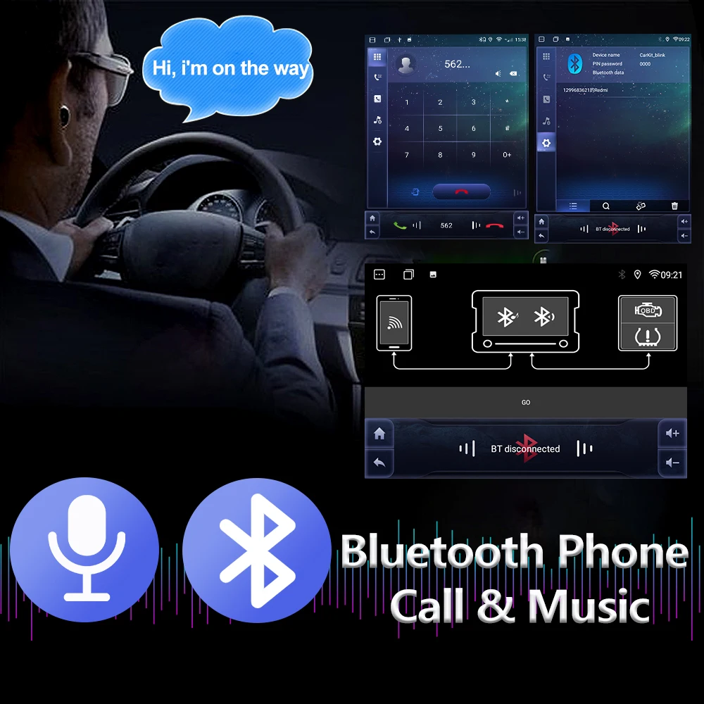 SINOSMART For Peugeot 2008 208 2012-2018 Car GPS Navigation Multimedia Player Support Android Auto CarPlay