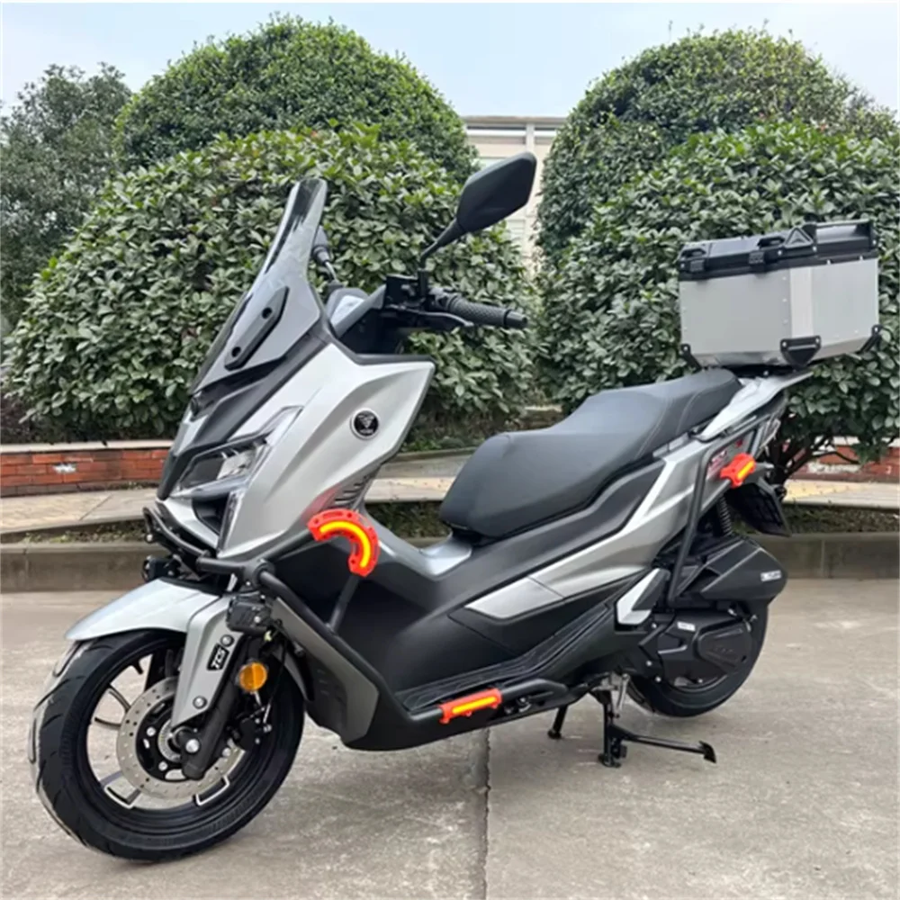 

For Longxin VOGE SR150GT modified bumper front and rear bumpers motorcycle LX150T-29 exhaust anti drop bar modified accessories