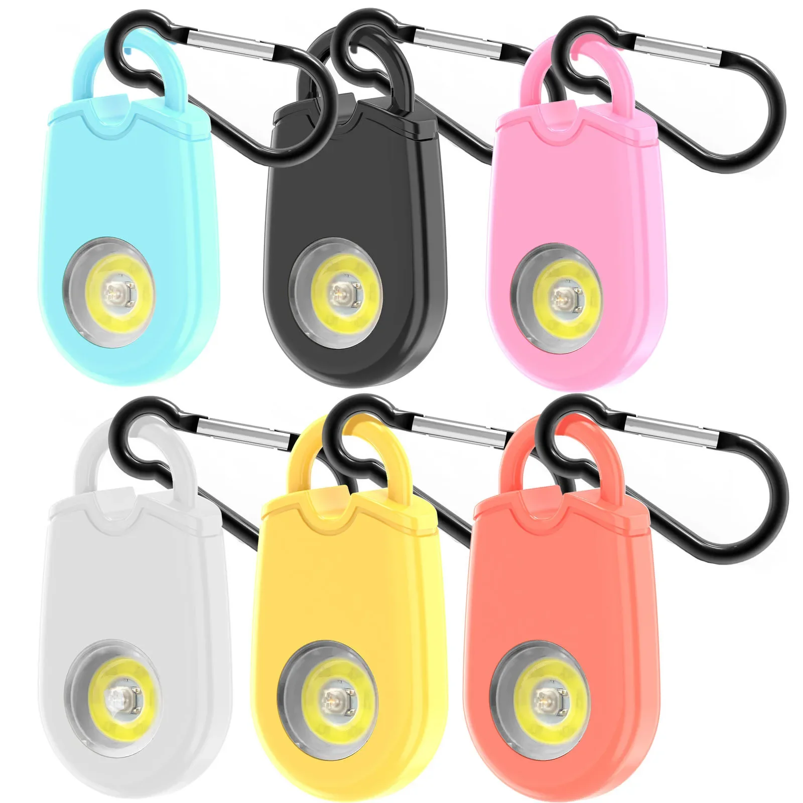 Self Defense Siren Safety Alarm for Women Keychain with 130dB SOS LED Light Personal Alarms Personal Security Keychain Alarm