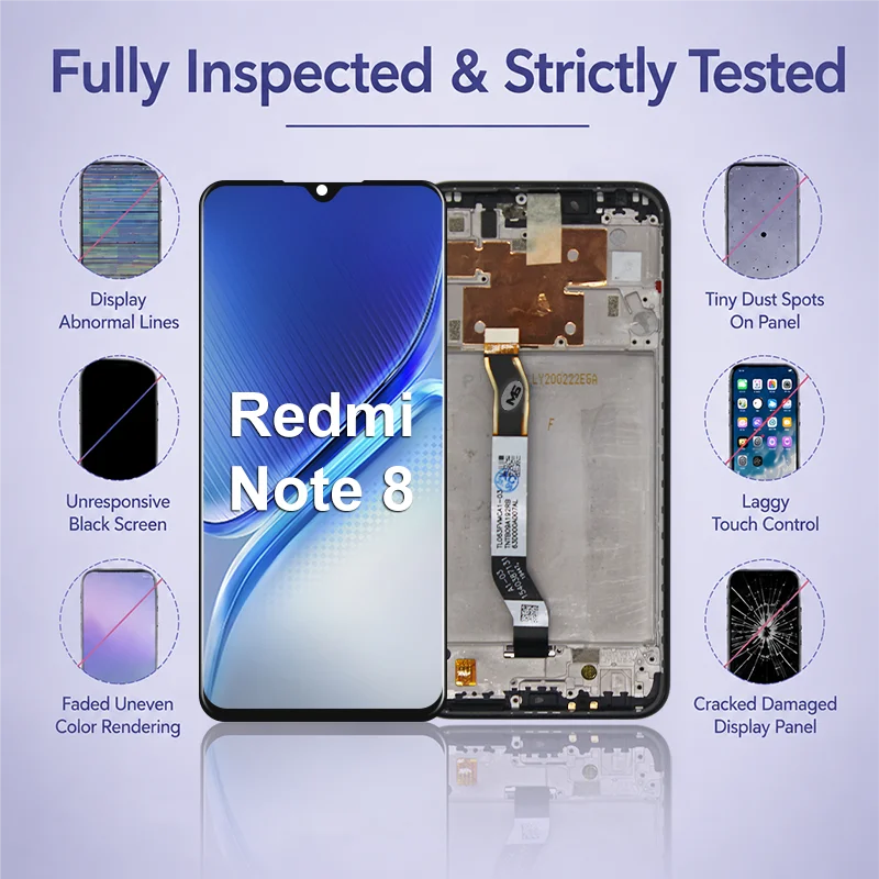 IPS Screen For Xiaomi Redmi 8 LCD M1908C3JH Display Touch Screen Digitizer For Redmi 8 Pro Display M1906G7G Assembly Replacement
