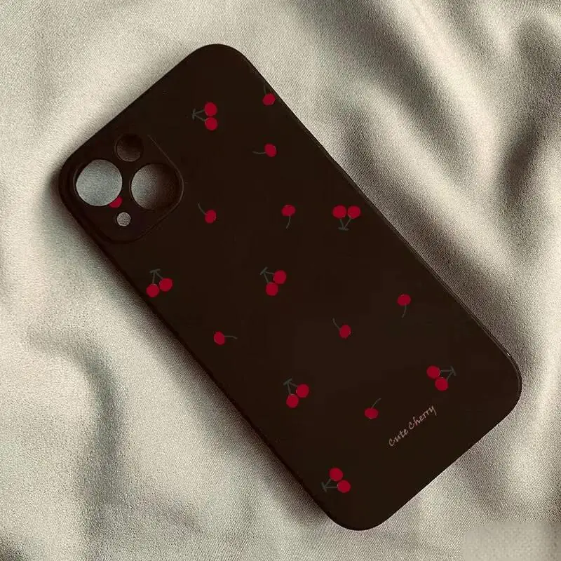 حافظة لهاتف آيفون 16 15 14 13 12 11 Pro Max Mini X XS XR SE 7 8 Plus غطاء ناعم مقاوم للصدمات وغير قابل للانزلاق Fundas