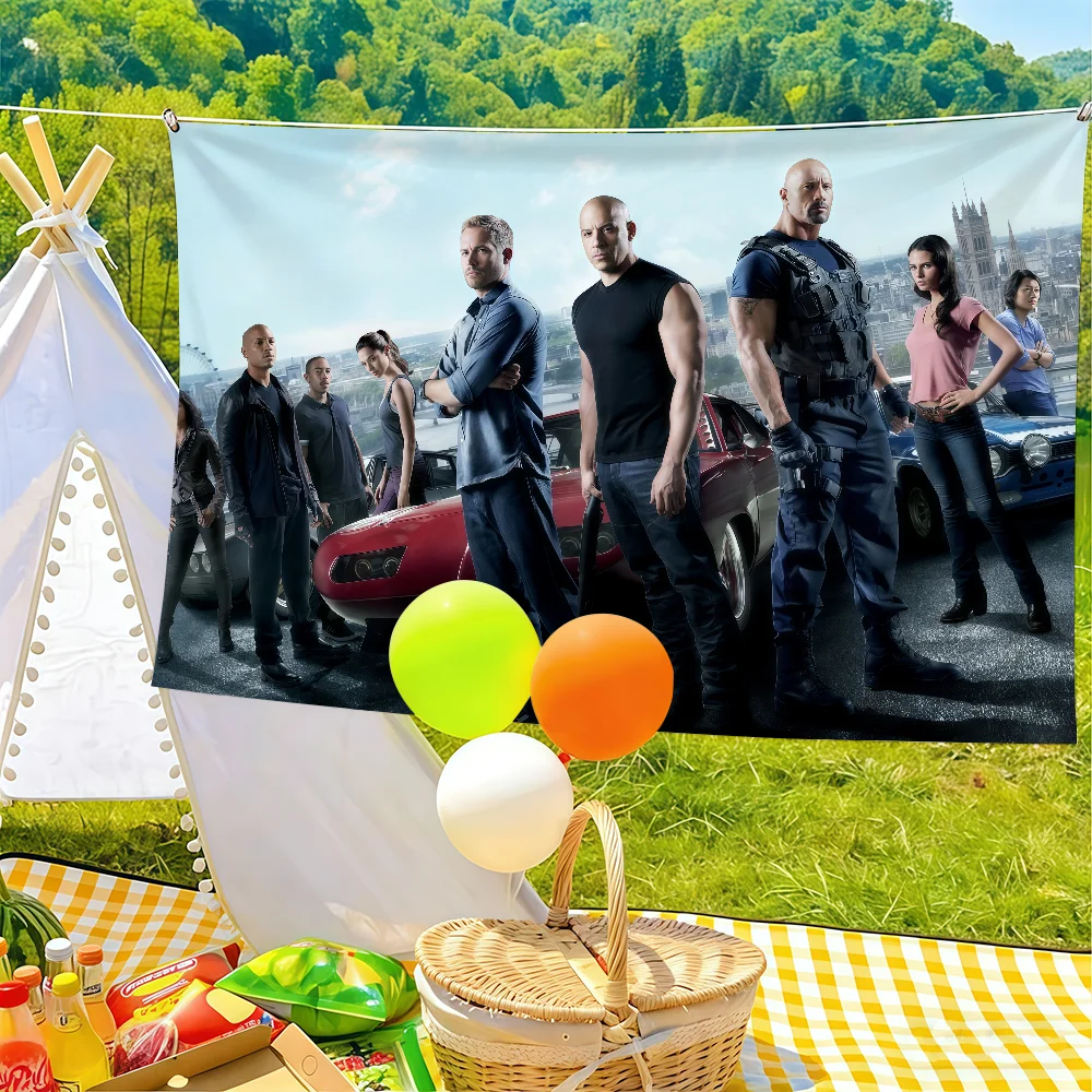 Outdoor Adventure Club - Adventure movie F-Fast F-Furious flag Suitable