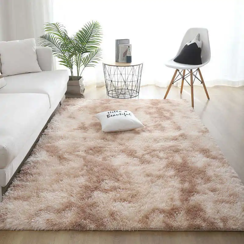 

Moden Extra Large Silk Wool Tie Dye Carpet for Living Room Home Decor 200x300cm, 240cmx300cm