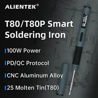 ALIENTEK T80P Soldering Iron T80 Smart Portable PD Electric Welding Equipment Solder Station Welder Machine Repair Tools