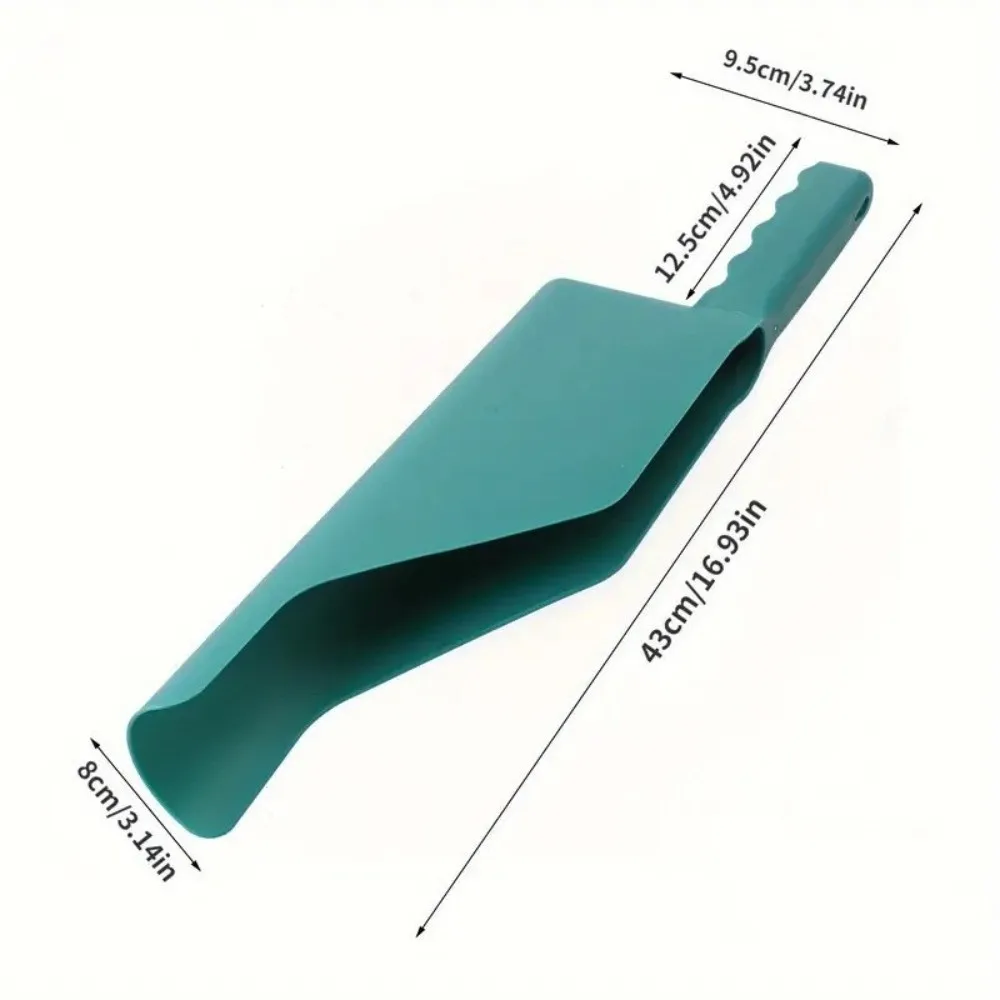 Multi Use Gutter Cleaning Tool Plastic Large Capacity Gutter Scoop Shovel Non-Slip Flex Fit Design Leaf Gutter Spoon